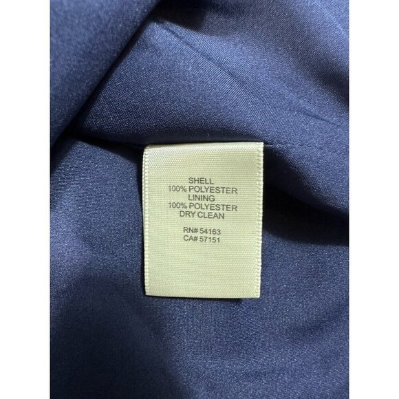 Eliza J Dress Womens 10P Blue‎ Pink Floral Smocked Waist Bell Sleeves - Picture 12 of 13